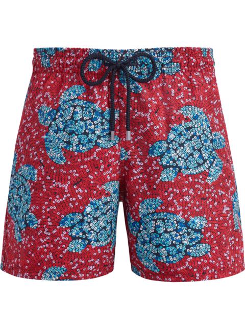 Men Swim Trunks Turtles Sequins