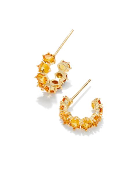 KENDRA SCOTT Cailin Gold November Huggie Earrings
