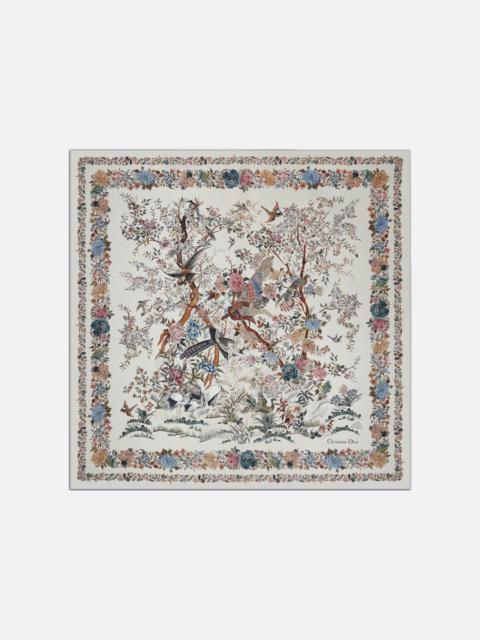 Dior Dior Jardin d'Hiver 90 Square Scarf