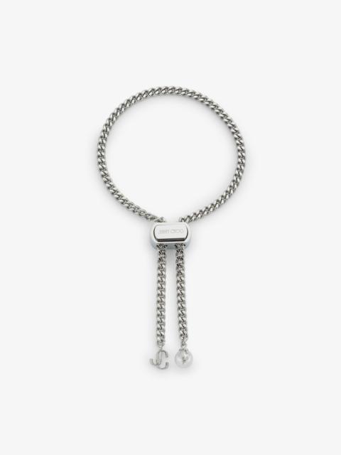 JIMMY CHOO Bon Bon Bracelet
Silver-Finish Metal Bracelet with Pearl and JC Charm