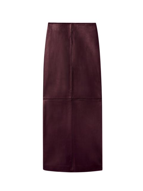 A.L.C. Marta Leather Midi Skirt