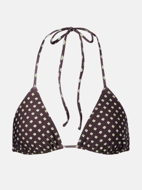 FAITHFULL Sete printed bikini top