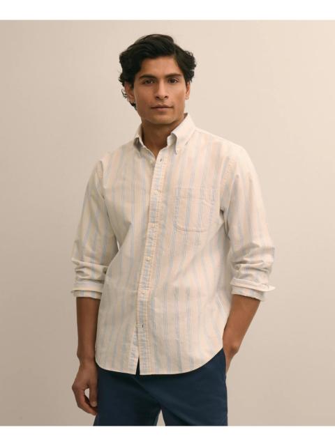 Brooks Brothers Friday Shirt, Oxford Novelty Stripe