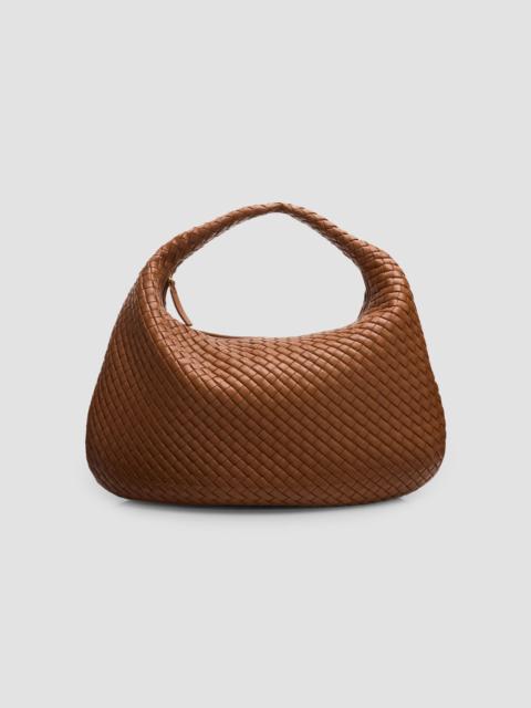 Bottega Veneta Women's Veneta Maxi Intrecciato-Leather Hobo Bag - Tannin Muse Brass