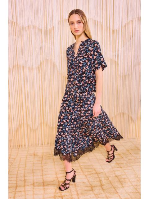 ULLA JOHNSON Calla Short Sleeve Top