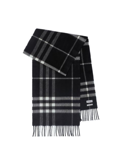 Burberry check cashmere scarf