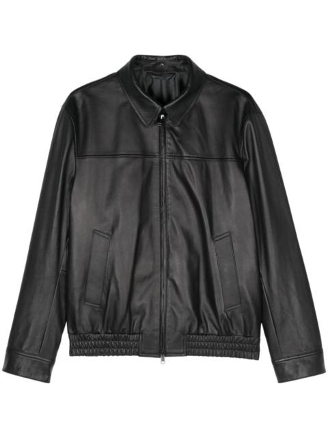 Brioni leather jacket