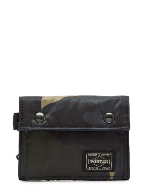 PORTER Porter Counter Shade Camouflage Nylon-twill Wallet