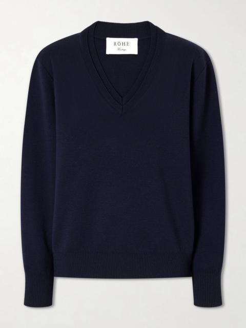 RÓHE Stretch-wool Sweatshirt