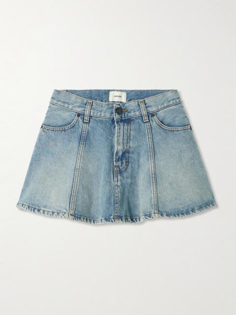 HAIKURE Margaux Organic Denim Mini Skirt