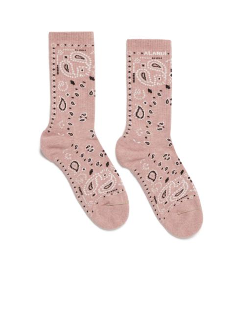 Alanui Bandana Socks