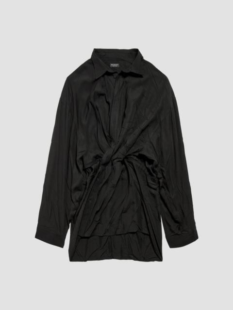 BALENCIAGA Women's Shirt Mini Dress - Black
