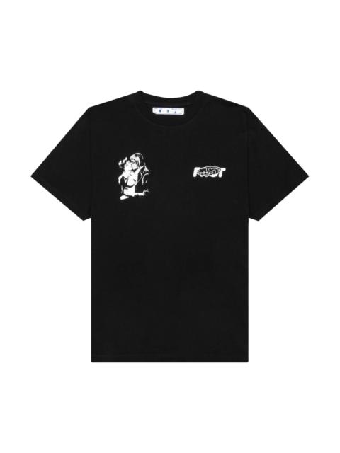 Off-White Kiss 21 Short-Sleeve Over Tee 'Black/White'