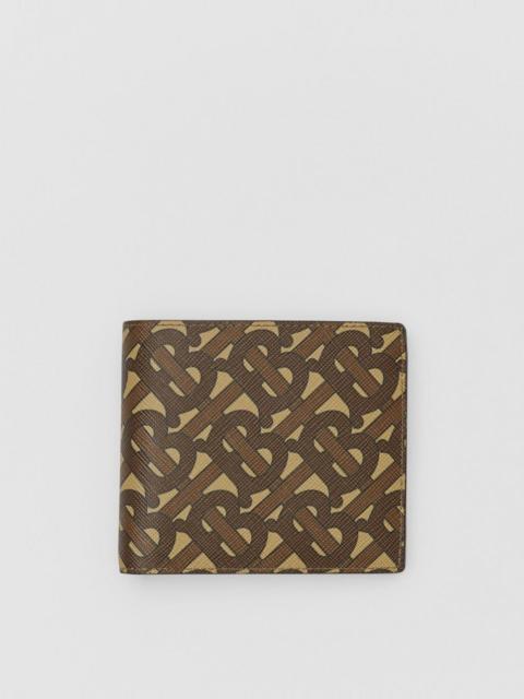 Burberry Monogram E-canvas International Bifold Coin Wallet