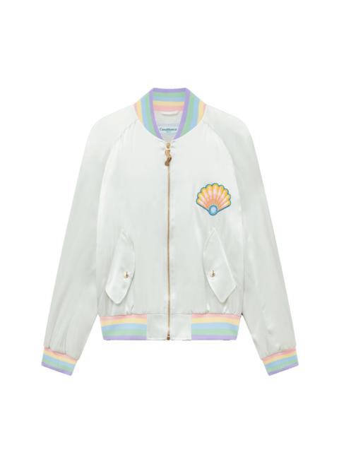 CASABLANCA Casa Shell Satin Bomber