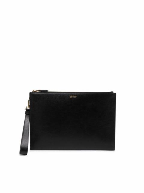 TOM FORD leather clutch bag