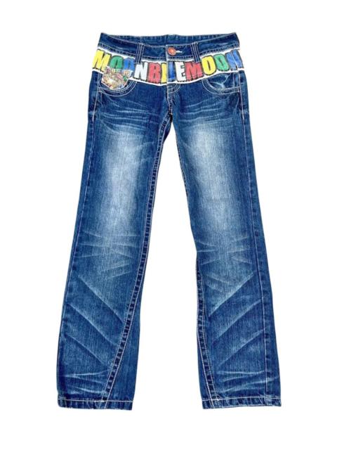 Other Designers Japanese Brand - Rare! Blue Moon Blue Iconic Japanese Streetwear Jeans