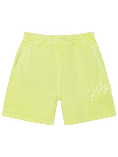 Stussy Fleece Tonal Appliqué Short 'Lime'