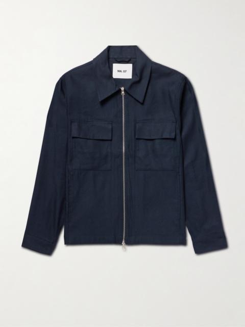 NN07 Alban 1808 LENZING™ ECOVERO™ and Linen-Blend Jacket