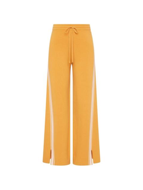 THE UPSIDE Bonito Moby side-stripe knit trousers