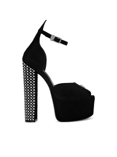 PHILIPP PLEIN skull-stud platform sandals