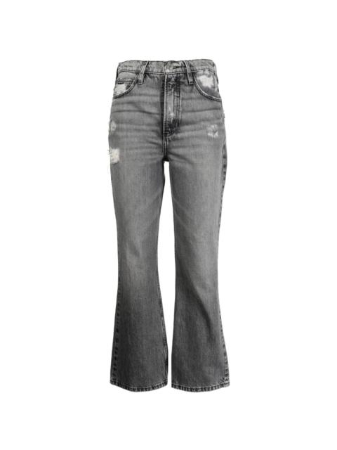 High 'N' Tight high-rise cropped bootcut jeans