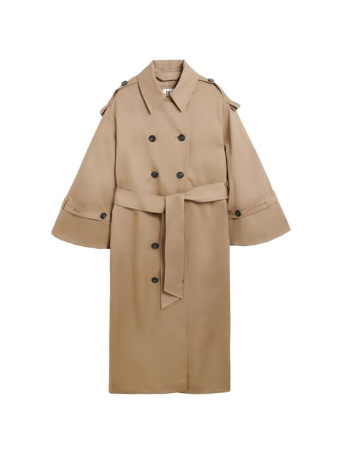 BY MALENE BIRGER Alaya Organic Cotton-Blend Trench Coat brown