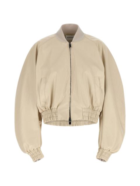 THE ANDAMANE grained sierra bomber jacket