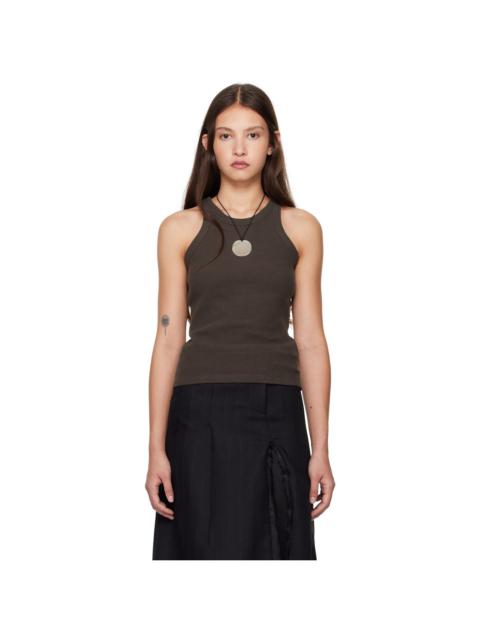 mfpen Brown Leisure Tank Top