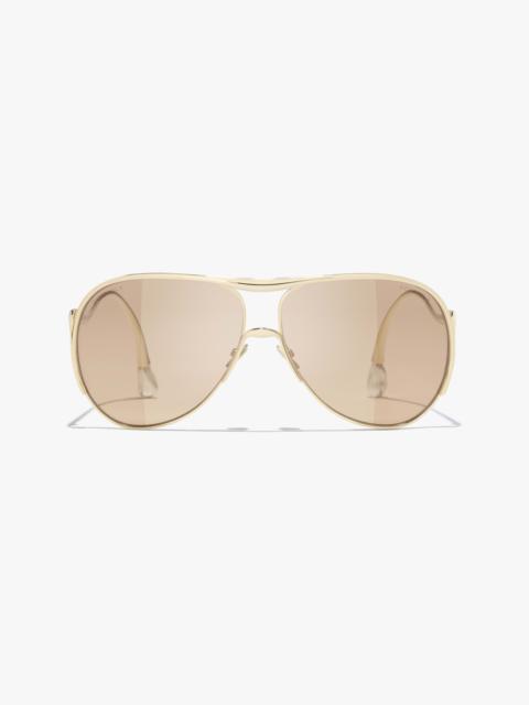 CHANEL Pilot Sunglasses