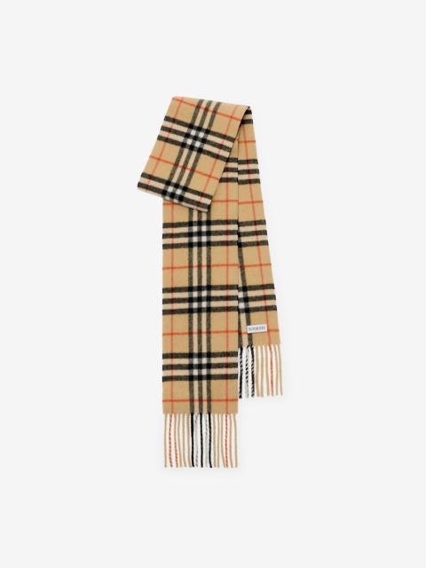 Burberry Narrow Check Cashmere Scarf