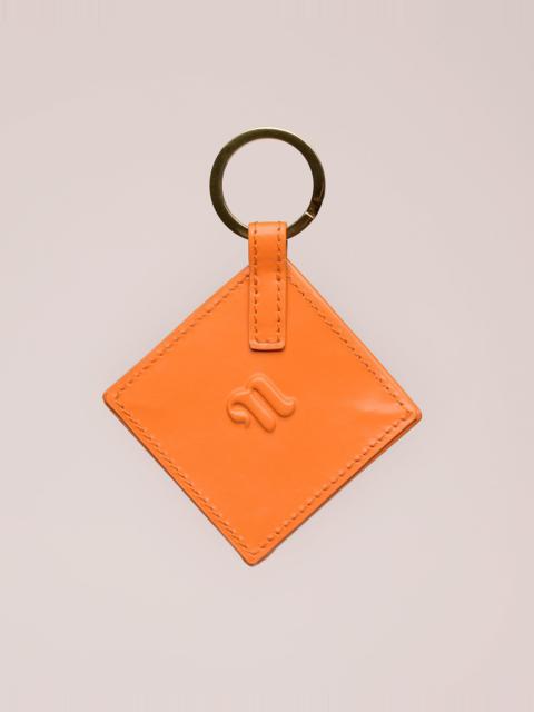 Nanushka Patent Vegan Leather Origami Keychain