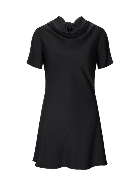 STAUD Women's Iris Stretch Silk Minidress - Black