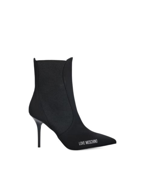 Moschino pointed-toe heeled boots