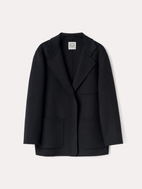 Patch pocket doublé jacket black