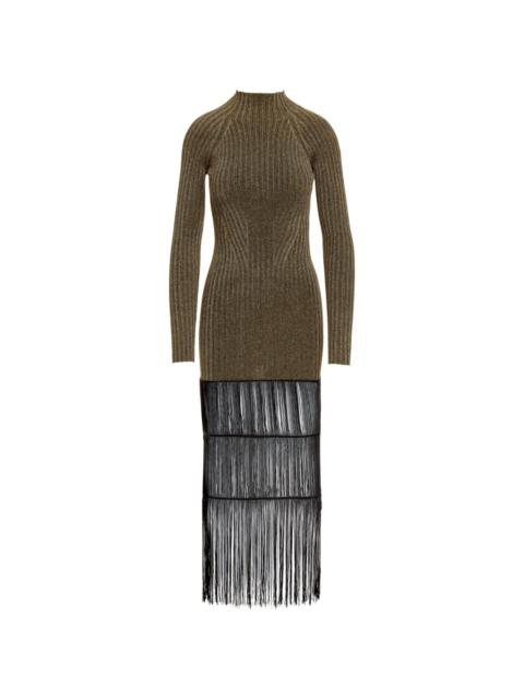 Cedar ribbed-knit maxi dress