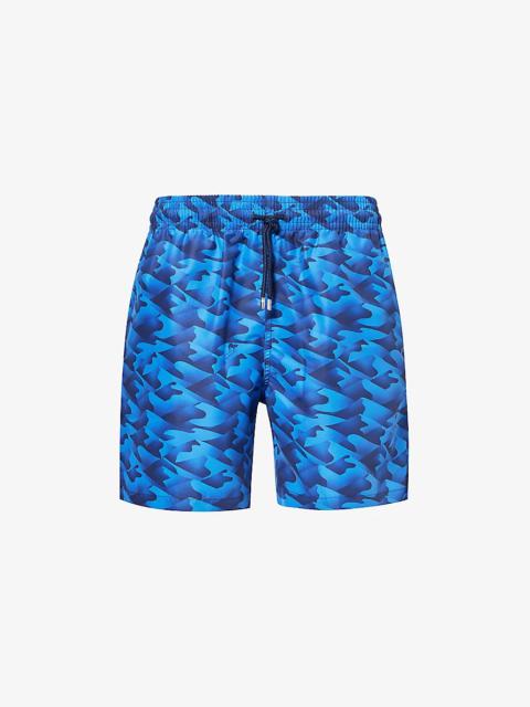 Derek Rose Maui graphic-print swim shorts