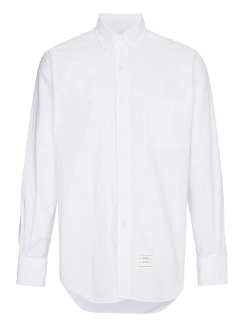 Thom Browne 똑바른 적합 Broad 셔츠