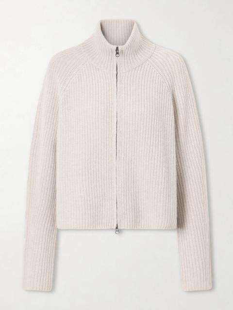 LISA YANG Sadie Ribbed Cashmere Cardigan