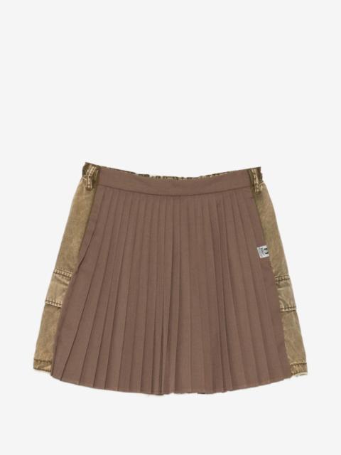 Maison MIHARAYASUHIRO pleated panelled skirt