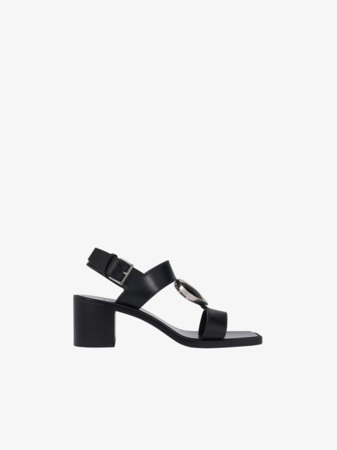 LE CŒUR  SANDALS IN LAMBSKIN