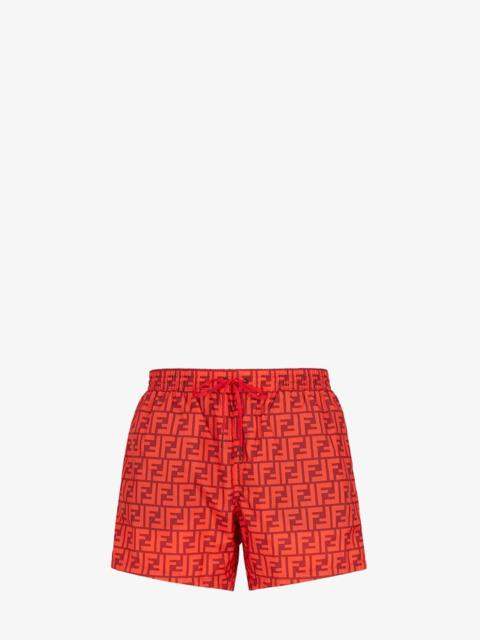 FENDI Red Lycra® shorts