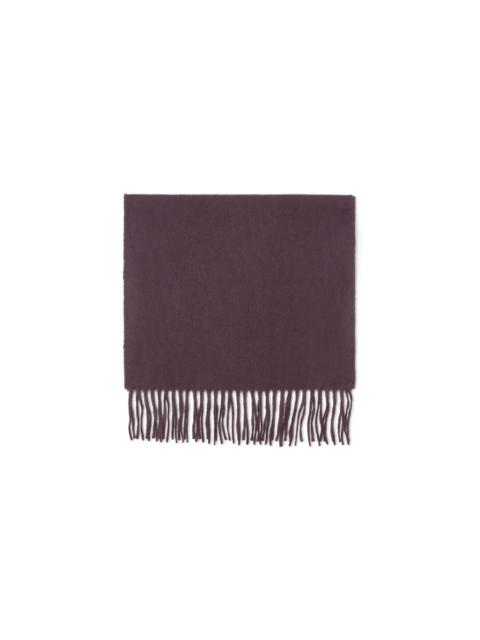 Manolo Blahnik Dark Purple Cashmere Scarf