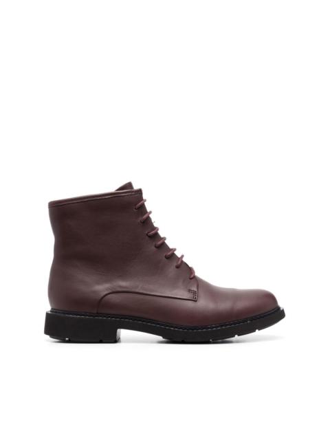 CAMPER ankle lace-up fastening boots