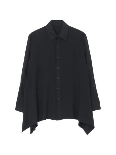 Yohji Yamamoto button-detail asymmetric shirt