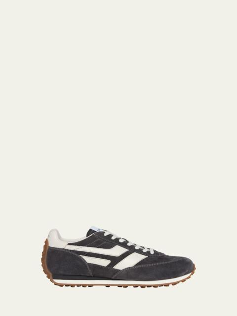 TOM FORD Men's Mick Suede and Leather Low-Top Sneakers