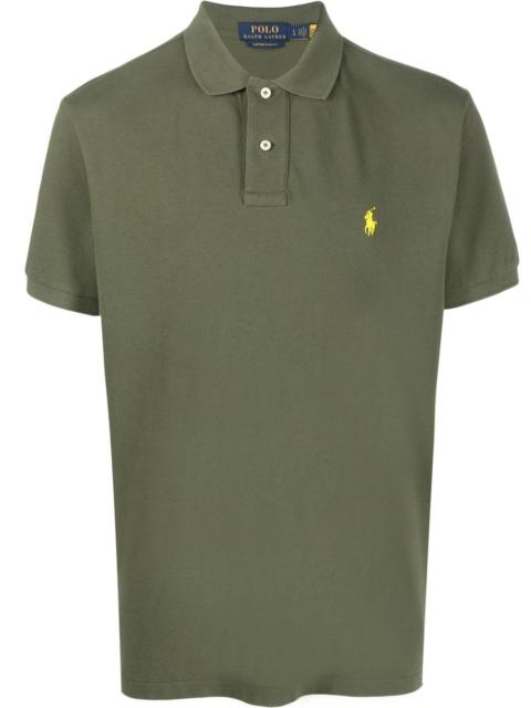 Polo Ralph Lauren embroidered-logo short-sleeved polo shirt