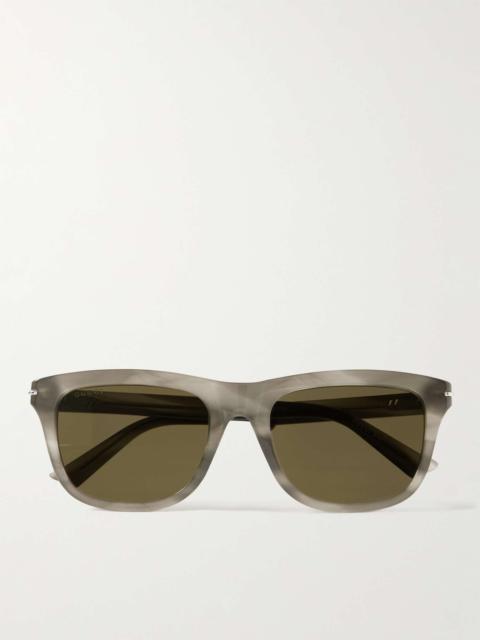 GUCCI D-Frame Recycled-Acetate Sunglasses