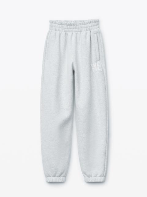 Alexander Wang PUFF PAINT LOGO SWEATPANT IN TERRY