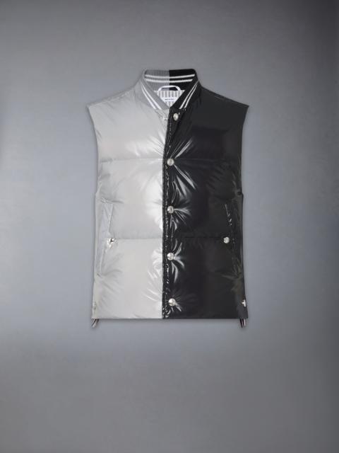 Thom Browne Funmix Glossy Tech Down Fill Vest